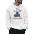 Book Lover I'm The Type Of Happy Woman With Coffee And Books Men Hoodie