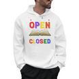 If My Book Is Open Your Mouth Is Closed Reading Books Performance Men Hoodie