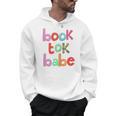 Book Tok Babe Bookish Woman Loves To Read Reading Novels Men Hoodie