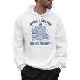 Books & Knitting Are My Therapy Reading Knitting Lover Craft Men Hoodie Books & Knitting Are My Therapy Reading Knitting Lover Craft Men Hoodie
