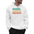 Books Coffee Repeat Men Hoodie Books Coffee Repeat Men Hoodie