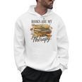 Books Are My Therapy Vintage Book Lover Daisy Art Men Hoodie Books Are My Therapy Vintage Book Lover Daisy Art Men Hoodie