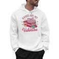 Books Are My Valentine Coquette Bow Bookworm Pink Books Men Hoodie