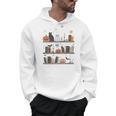 Cat Book Lover Halloween Cute Spooky Reading Premium Tri-Blend Men Hoodie