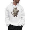 Cat Book Lover Reading Men Women Kids Men Hoodie