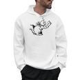 Cat Reading a Book Print Men Hoodie