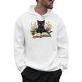 Cat Shirts For Women Book Lover Shirt Cute Cat And Book Premium Tri-Blend Men Hoodie