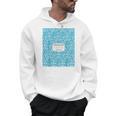 Classic Sky Blue Composition Book School Book Teachers Men Hoodie