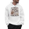 Coffee And Books Lover Quote Reading Enthusiast Men Hoodie