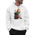 Cute Cat Lovers Book Lovers For Women And Men Men Hoodie