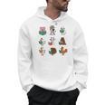 Cute Farm Animals Reading Books Teacher Library Reader Men Hoodie Cute Farm Animals Reading Books Teacher Library Reader Men Hoodie