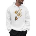 Cute Reading Cat With Kitten Dandelion Flowers Book Lover Men Hoodie Cute Reading Cat With Kitten Dandelion Flowers Book Lover Men Hoodie