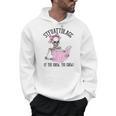 Dirty Romance Skeleton Reading Smut Smutty Book STFUATTDLAGG Men Hoodie