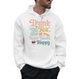 Drink Tea Read Books Nerd Book Reader Book Reading Lover Premium Tri-Blend Men Hoodie