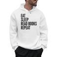 Eat Sleep Read Books Repeat Book Reader Men Hoodie