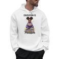 Education Is Freedom African American Girl Reading Book Men Hoodie