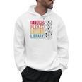 If Found Please Return To Library Retro Book Library Men Hoodie