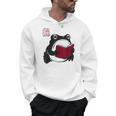 Grumpy Frog Book Lover Librarian Anime Japanese Men Hoodie