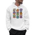 Halloween Monsters Reading Books Pattern Spooky Kawaii Anime Premium Tri-Blend Men Hoodie Halloween Monsters Reading Books Pattern Spooky Kawaii Anime Premium Tri-Blend Men Hoodie