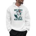 Hot Girls Read Books Bookworm Librarian Humor Men Hoodie