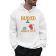 I’d Rather Be Buried In A Horror Book Spooky Skull Book Fan Men Hoodie