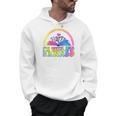 I'm With The Banned Books Retro Tie Dye Wildflowers Men Hoodie