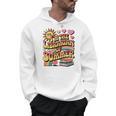 I'm The Librarian Of Summer Groovy Rainbow Retro Book Lover Men Hoodie