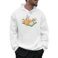 Kawaii Cat Women's Cat Books Flowers Men Hoodie Kawaii Cat Women's Cat Books Flowers Men Hoodie