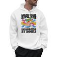 Library Cards Repel Men Intimidated By Books Sassy Reader Men Hoodie