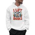 Lift So I Can Carry More Books Reading Lovers Reader Workout Premium Tri-Blend Men Hoodie
