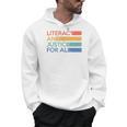 Literacy And Justice For All Reading Book Club Librarian Premium Tri-Blend Men Hoodie