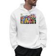 Mr Men Little Miss Retro Colourful Comic Book Scene Men Hoodie
