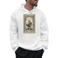 Occult Reader Tarot Card Book Lover Skeleton Reading Men Hoodie