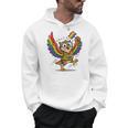 Owl With Pride Flag Book Lover Rainbow Library Men Hoodie