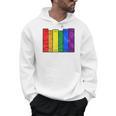 Pride Flag Books Bookish Rainbow Queer Reader Gay Writer Men Hoodie