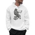 Raven Crow Reading a Magic Book Wizard Animal Bird Reader Men Hoodie