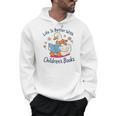 I Still Read Children’s Books Cute Duck Reading Book Lover Men Hoodie