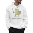 We Read At Dawn Bookish Frog Reading Men Hoodie