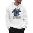 We Read At Dawn Frog Riding Dragon Book Lover Art Comfort Colors Crop Top Men Hoodie