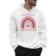 Reading Is My Thing Book Bookworm Teacher Rainbow Girl Men Hoodie