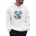 Readsolotl Amphibian Read Book Herpetologist Cute Axolotl Men Hoodie