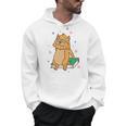Sabre-Toothed Tiger Loves Books Wildcat Men Hoodie