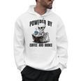 Skeleton Reading Book With Coffee Men Hoodie