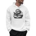 Sleepy Sloth Reading Book Cute Vintage Animal Graphic Men Hoodie Sleepy Sloth Reading Book Cute Vintage Animal Graphic Men Hoodie