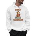 Stay Curious Monkey Reading Kids Book Lover Jungle Animal Men Hoodie