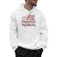 My Summer Is All Booked Retro Summer Book Lover Womens Girls Men Hoodie