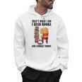That's What I Do Read Books And I Forget Things Bear Reading Men Hoodie