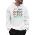 I Will Read Books Everywhere Across America Child Readers Men Hoodie