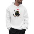 Witchy Book Lover Christmas Cat Reading Mystic Bookworm Men Hoodie
