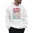 Women's Book Lover 10 Ways To Become a Reader Quote Men Hoodie Women's Book Lover 10 Ways To Become a Reader Quote Men Hoodie